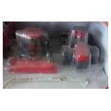 5 pc CASE IH toy tractor set