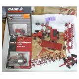 CASE IH toy tractors and implements