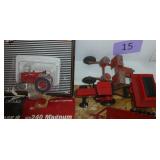 CASE IH toy tractors and implements