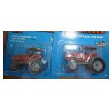 3 CASE IH toy tractors and grain cart