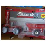 3 CASE IH toy tractors and grain cart