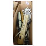 Large group of extension cords and outlet strips
