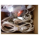 Large group of extension cords and outlet strips