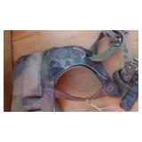 Two Vintage/Antique corn shucker wrist harnesses