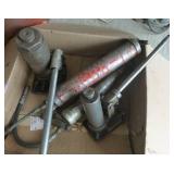 Hydraulic jacks, grease guns, hose