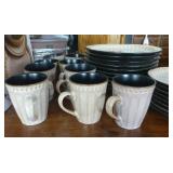 Setting for 12 - plates, cups, bowls