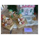 Cherished Teddies Santas Workshop - comes in original boxes