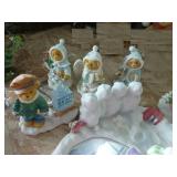 Cherished Teddies in the snow and skating
