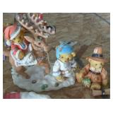 Cherished Teddies in the snow and skating