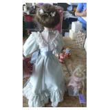 Vintage Loving Steps by Sandra Kuck porcelain doll with child