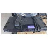 Philips DVD player plus a bag of cables