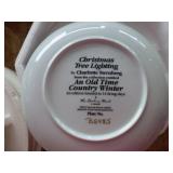 Eight New collectible plates from Danbury Mint - An Old Time Country Winter - 1990