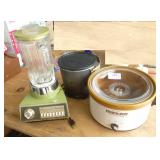 Crockpot, blender and Fry Daddy