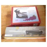 Electric knife and wine bottle opener