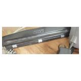 Group of office supplies, box of drawer pulls, dryer link vacuum attachment