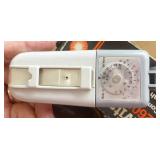 Vintage Zeiss SLR camera and flash and light meter