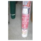 vinyl sheeting, custom stand for wrapping meat with a roll of freezer paper