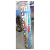Storage bag full of wrapping paper