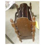 Antique magazine rack and history of Green Giant
