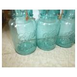 Vintage BALL jars - the blue jars date from 1923-33