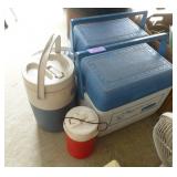 group of coolers