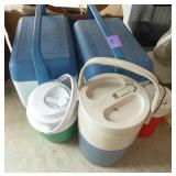 group of coolers