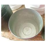 Set of 3 tin canisters for flour, sugar, etc