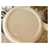 Set of Vintage McCoy Cookie Jar and Flour/Sugar/Coffee/Tea canisters