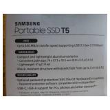 Samsung portable SSD hard drive 1TB