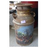 Painted Milk Can
