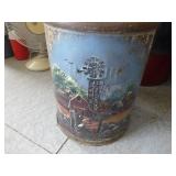 Painted Milk Can