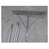 Roof snow rake