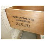 This unique Vintage cabinet is made from 3 Dupont Explosives wood boxes