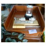 Greenery with led candle, easter cottage, walnut crusher, writing drawer