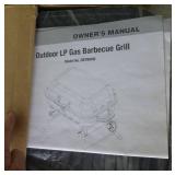 Small outdoor lp gas grill 25x16x16 - new