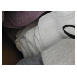 Box of bath towels and wash cloths