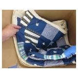 Vintage quilts, one full size and the owl one is more lap size