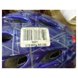 Two adult bike helmets