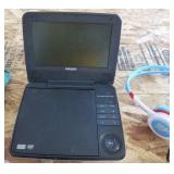 Small portable vehicle dvd player to keep the kids busy