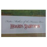 Bonnie Mohr print titled Hoards Dairyman 31x25 Signed and Numbered