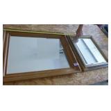 Two mirrors 32x26 and 21x25