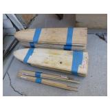 2 Dozen Basswood Muskrat Stretchers