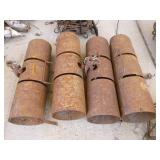4 Round Mink Tube Traps
