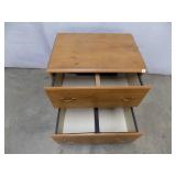 2 - Drawer Wooden File Cabinets