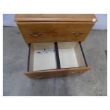 2 - Drawer Wooden File Cabinets