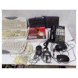 Lot of Keyboards, Mouses, Phone