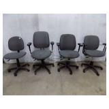 4 - Gray Office Chairs