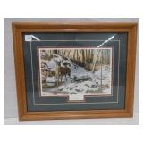 Framed Print (River Bottom Bucks) By Jim Jansel 20 1/2" x 16 1/2"