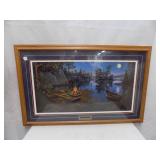 Framed Print (Moonlight Bay) By Kim Norleen, 27 x 43