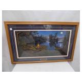 Framed Print (Moonlight Bay) By Kim Norleen, 27 x 43